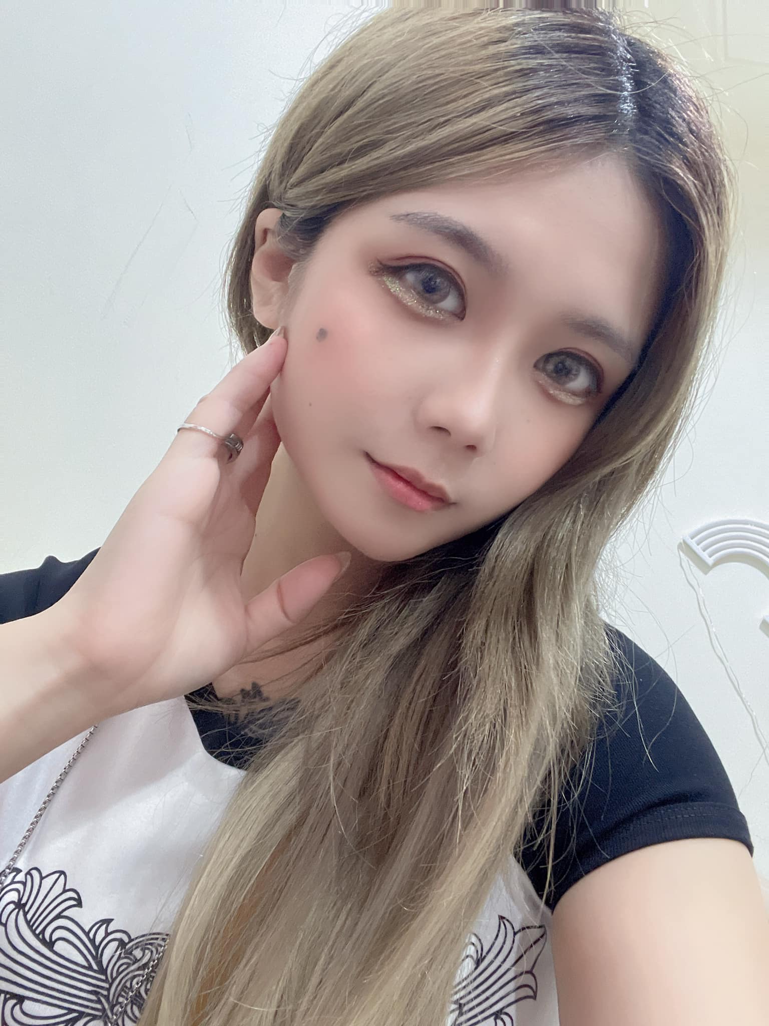 孟若羽过去曾因外型遭网友抨击，如今整个人瘦了一大圈。 （图：孟若羽脸书）
